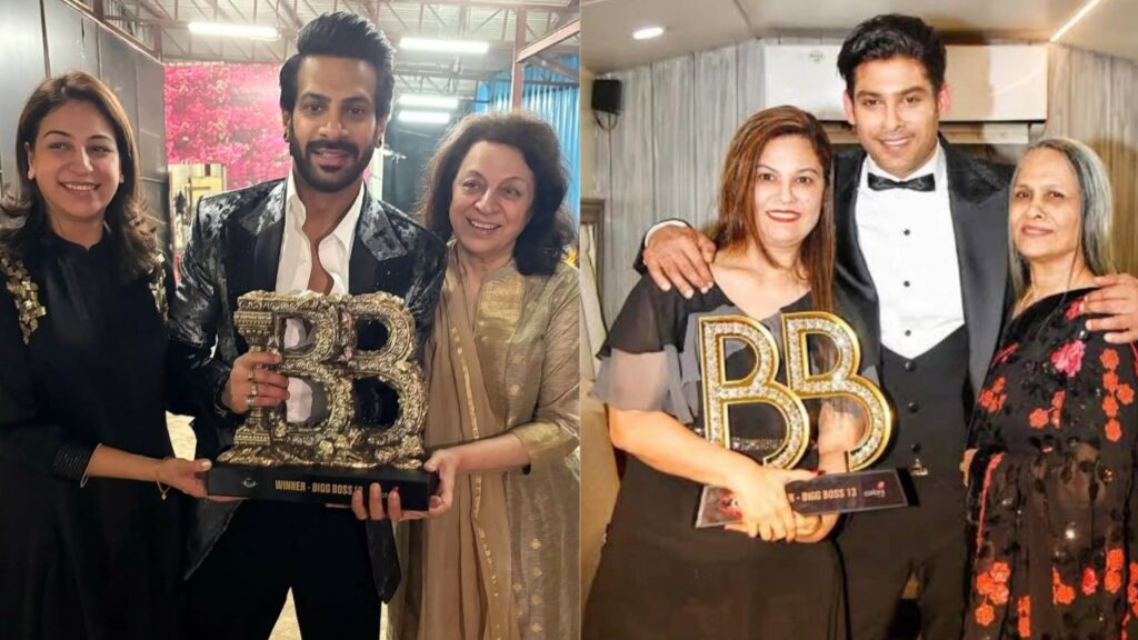 Similarities Between Sidharth Shukla and Karanveer Mehra Champions of Bigg Boss and Khatron Ke Khiladi with their families